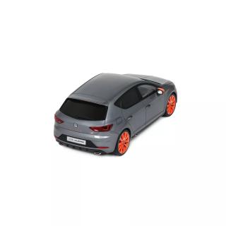 Seat Leon Cupra Performance Pack Monsoon Grey X7R 2018 OttO mobile 1:18 Resinemodell (Türen, Motorhaube... nicht zu öffnen!)